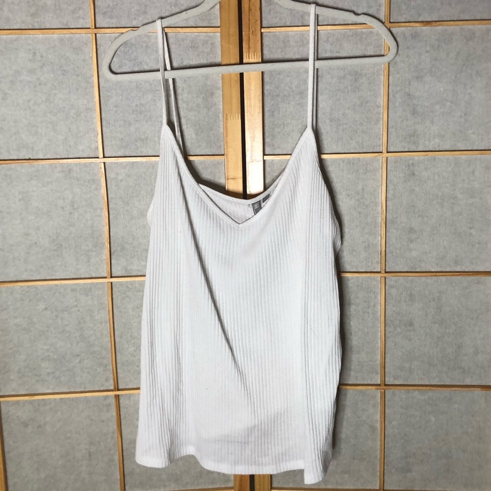 v neck ribbed cami